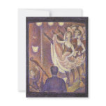 Le Chahut, The Can-Can by George Pierre Seurat Custom Announcement