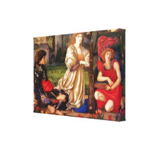 Le Chant D'Amour ~ Edward Burne-Jones Gallery Wrap Canvas