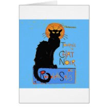 Le Chat Noir Greeting Card