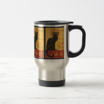 LE CHAT NOIR PRINT COFFEE MUG