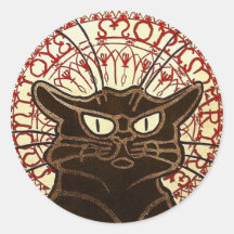 Le Chat Noir, Vente Hôtel Drouot Stickers