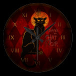 Le Chat Noir Wall Clock wall clocks