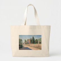 Le Chateau de Comblat - Paul Signac Tote Bags