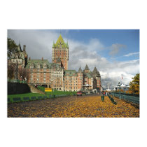 Le Chateau Frontenac, Quebec, Canada posters