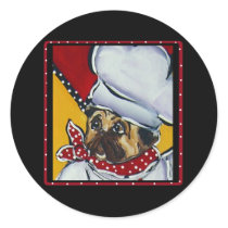 Le Chef Pug stickers