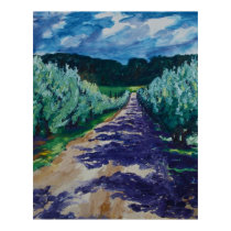 le Chemin à Château Val Joanis posters