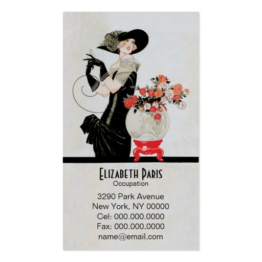 Le Chic ~ Business Card (back side)
