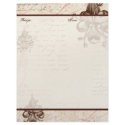Le Chocolatier Family Heritage Recipe Pages letterhead