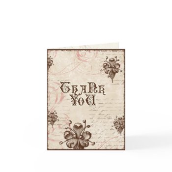 Le Chocolatier - Rose, Thank You Notes card