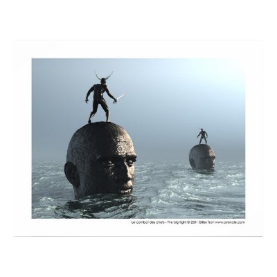 Le combat des chefs - The big fight Posters by gtran