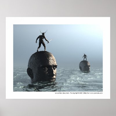 Le combat des chefs - The big fight Posters by gtran