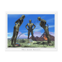 Le dernier secret postcards by REDINARD Le dernier secret postcards