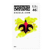 Le Fleur Graffiti Postage Stamps