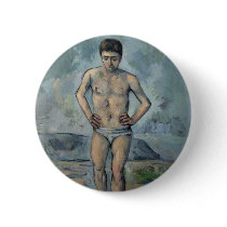 Le Grand Baigneur, Paul Cézanne Pinback Button
