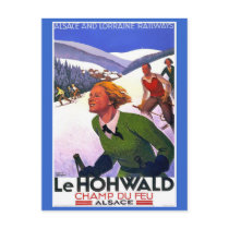 "Le Hohwald" Vintage French Travel Poster Post Cards
