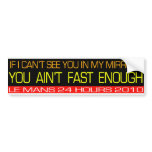 Le Mans Car Sticker Bumper Stickers