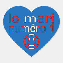 Le Mari Numéro 1 - Number 1 Husband in Canadian Stickers