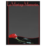 Le Mariage Scrapbook Album Pages Full Color Flyer
