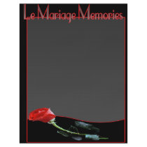 Le Mariage Scrapbook Album Pages Personalized Flyer