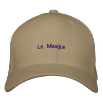 Le Maxque embroidered hats by lemaxque Le Maxque embroidered hats