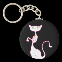 Le Meow Blanc Keychain keychains