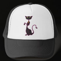 Le Meow Noir Caps hats