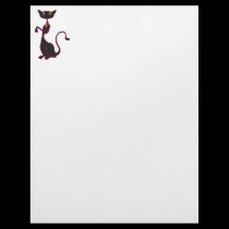 Le Meow Noir Letterhead letterhead