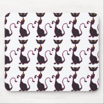 Le Meow Noir Mousepad mousepads