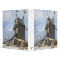 Le Moulin de la Galette by Vincent van Gogh binders by Ladiebug Le Moulin de la Galette by Vincent van Gogh binders