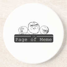 le Page of Meme Official Coaster