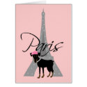 Le petit chien à Paris cards