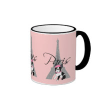 Le petit chien à Paris Mug