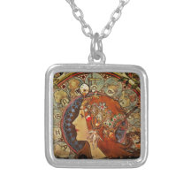 Le Plume Portrait Personalized Necklace