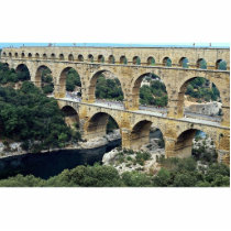 Le Point du Gard, France in Europe Photo Sculptures