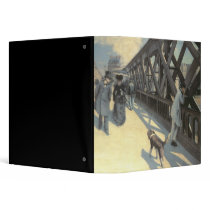 Le Pont de L'Europe, 1876 3 Ring Binder