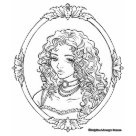 ladies_casual_tshirt - Awesome Shirt made from my original Sketch named "Le portrait de la Vampiresse" ! Choose the style, color, size, by clicking on "Select a Different Shirt Style" and make you very own lovely shirt!: Sizes  Available colors: black