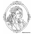 ladies_casual_tshirt - Awesome Shirt made from my original Sketch named "Le portrait du Vampire" ! Choose the style, color, size, by clicking on "Select a Different Shirt Style" and make you very own lovely shirt!: Sizes  Available colors: black