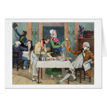 Le Restaurant, pub. by Rodwell and Martin, 1820 (c Greeting Card