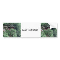 Le Shan Mountainside Buddhist Pavilion Bumper Sticker
