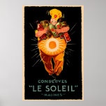 Le Soleil Conserves Vintage Ad - Print