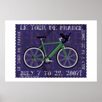 le tour de france bikes. Le Tour De France Print by