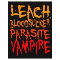 Leach, Bloodsucker, Parasite, Vampire Letterhead