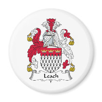 Leach Family Crest magnets