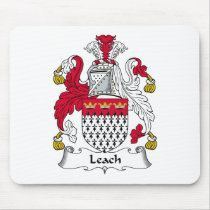 Leach Family Crest mousepads