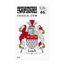 Leach Family Crest postage