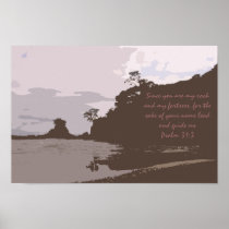 Lead and Guide Me - Psalm 31:3 posters