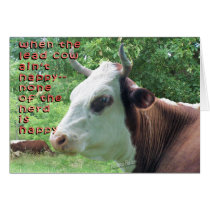 Lead Cow Ain't Happy cards by MakaraPhotos Lead Cow Ain't Happy cards