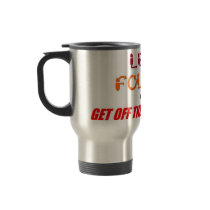 "Lead, Follow" mug