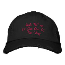 Lead or Follow Women's Baseball Cap embroidered hats