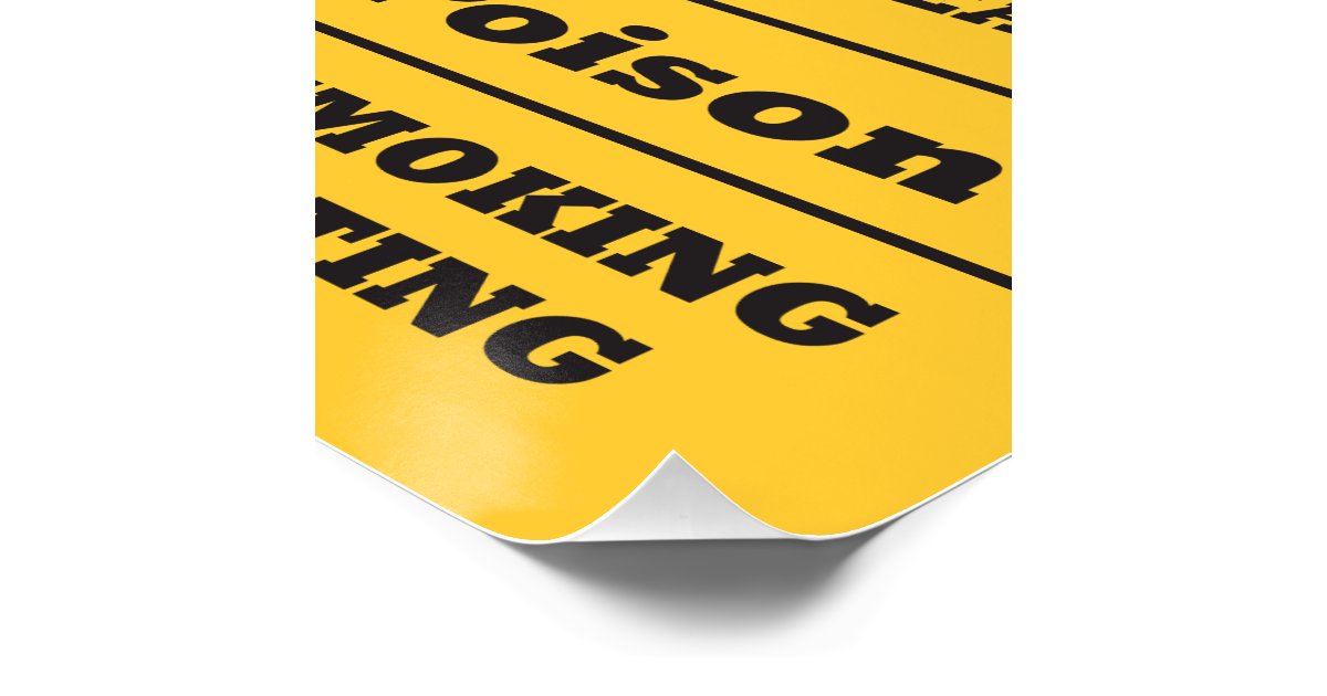 Lead Paint Hazard Poster Zazzle